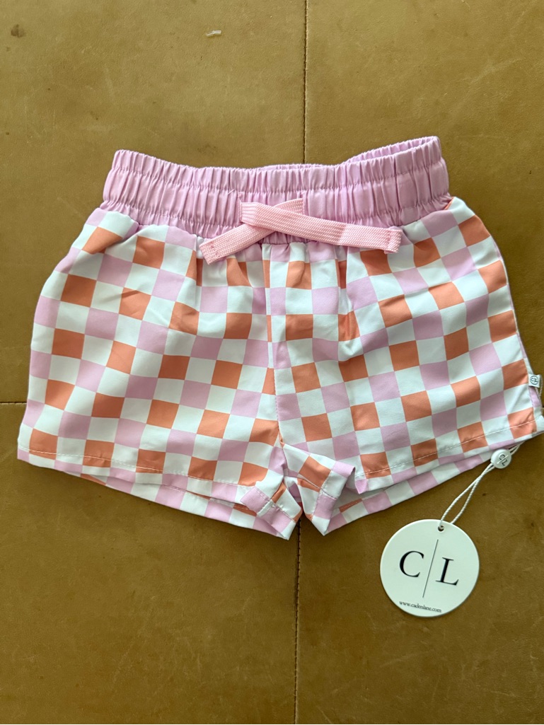 Caden Lane Check Me Out Swim Trunks 3-6m Nwt — image 2 of 4